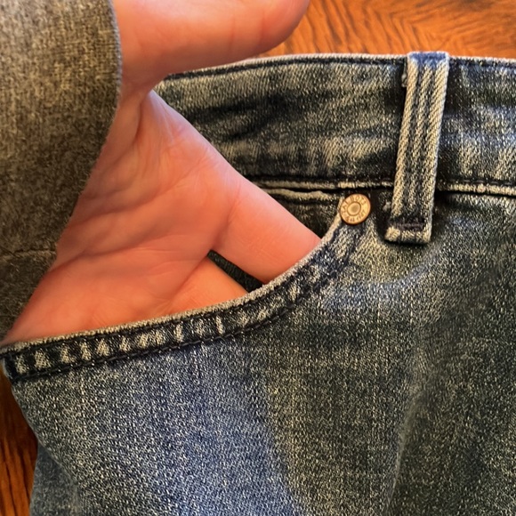 Talbots stretchy jean skirt size 10 - Picture 7 of 7